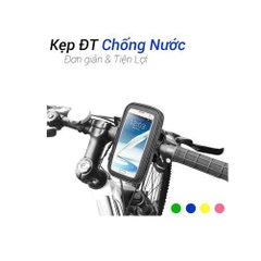 Kẹp Điện Thoại Chống Nước Xe Máy, Xe Đạp Chạy Grab