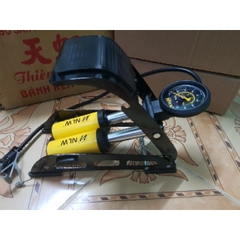Bơm Đạp Chân Xe Máy 2 Ống J44b-01 Bee Cho Xe Đạp, Xe Hơi Cao Cấp