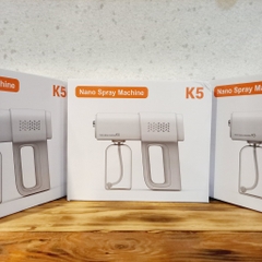 Bộ Súng Xịt Khử Khuẩn Nano K5 Pro 8 Led UV Lõi Đồng