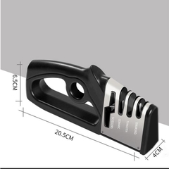 Dụng Cụ Mài Dao Kéo 4 In 1 Cao Cấp Thép Không Gỉ, Giúp Mài Nhanh, Siêu Sắc Bén, Lưỡi Mài Phủ Gốm Ceramic