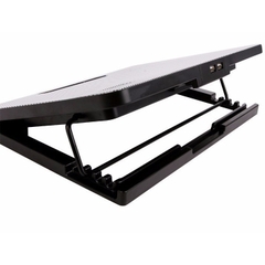 Đế Nâng Tản Nhiệt Laptop Cooling Pad N99, 2 Quạt, Đèn Led, Có Nấc Nâng Lên Hạ Xuống Cho Laptop Từ 10-17 Inch