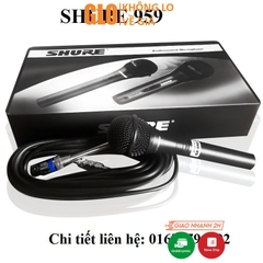 Micro Karaoke Shure 959 Hát Nhẹ Chống Hú Tốt