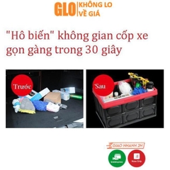 Thùng Nhựa Đựng Đồ Gấp Gọn Cốp Xe Hơi Đa Năng