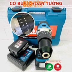 Máy Khoan Pin 199v Makita 3 Chức Năng Có Búa, Động Cơ Không Chổi Than