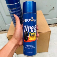 Chai Xịt Đánh Bóng Vỏ Xe Và Dưỡng Nhựa Đen Nhám Arrow Sp Tire & Trim Shine 500ml