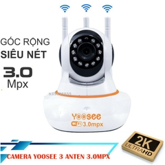 Camera Ip Wifi 3 Anten Yoosee 3.0mpx 11 Led Có Màu