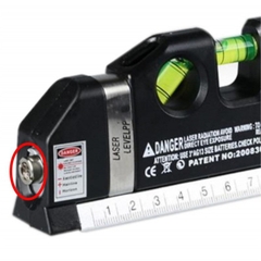 Thước Thủy Nivo Cân Mực Laser Đa Năng F2018 Fixit Laser Levelpro3 2 Tia Dọc Ngang + Tặng Kèm 3 Viên Pin