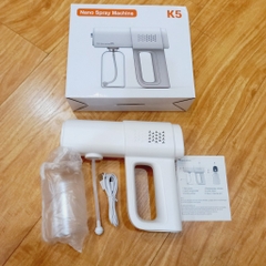 Bộ Súng Xịt Khử Khuẩn Nano K5 Pro 8 Led UV Lõi Đồng