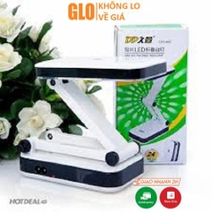 Đèn Led Để Bàn KM-6668C Gấp Gọn Tiện Dụng 24 Bóng Hình Iphone