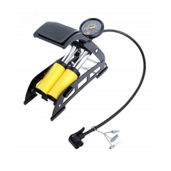 Bơm Đạp Chân Xe Máy 2 Ống J44b-01 Bee Cho Xe Đạp, Xe Hơi Cao Cấp