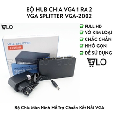 Bộ Hub Chia VGA 1 Ra 2 Hoặc 4(Chia 2 Hoặc 4 Màn Hình), 2/4 Port 200mhz VGA Splitter VGA-2002/VGA-2004