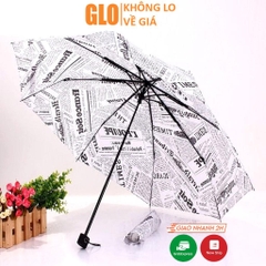 Cây Ô Dù Giấy Báo Che Mưa Nắng Độc Đáo