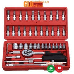 Bộ Dụng Cụ Mở Bu Lông Ốc Vít Đa Năng Sửa Chữa 46 Chi Tiết (Hàng Nhập Khẩu Giá Tốt)