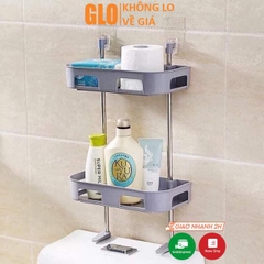 Kệ 2 Tầng Đặt Bồn Nhà Tắm, Nhà Bếp Khung Inox