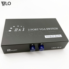Bộ Hub Chia VGA 2 CPU Hoặc 4 CPU Ra 1 Màn Hình VGA-15-2C VGA-15-4 (2/4 Port VGA Video Switch)