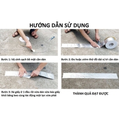 Băng Keo Siêu Dính Chống Thấm Và Chịu Nhiệt Waterproof BUTYL Chính Hãng Nhật Bản