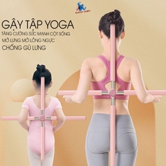 Gậy Gậy Tập Yoga Định Hình Tư Thế Lưng Vai, Chống Gù Lưng, Bằng Thép Không Gỉ Cải Thiện Vóc Dáng Cho Dân Văn Phòng