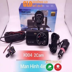 Camera hành trình X004 FHD 1080P - 2 camera trước và sau