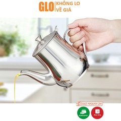 Bình Đựng Dầu Ăn, Nước Sốt Bằng Thép Không Gỉ Có Vách Ngăn