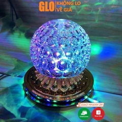 Đèn Led Xoay Tổ Ong 360 Độ Lotus Lantern Kiểu Hoa Sen Để Bàn Thờ