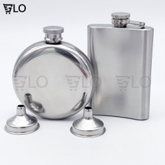 Bình Hip Flask Đựng Rượu Whisky Bằng Inox Dung Tích 5oz