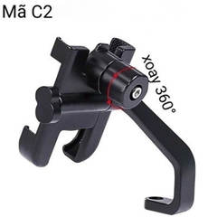 Giá Đỡ Kẹp Điện Thoại Gắn Xe Máy C1/C2, Chống Cướp, Chống Rung Cực Chắc Chắn