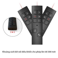Bút Trình Chiếu Viboton PP-930 Kiêm Chuột Bay- Điều chỉnh âm thanh, Đèn Laser - Hàng Chính Hãng, Full Box - BH 06 T