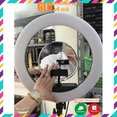 Đèn Livestream 45cm Có Gương, Đèn Makeup, Chụp Hình, Phun Săm, Đèn Nail