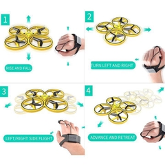Máy Bay Điều Khiển Từ Xa Drone Y01 Z04 - Dùng Cảm Biến + Cử Chỉ Tay