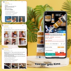 Keo Dán Giày Thể Thao Siêu Dính Dùng Nhiệt Trong Suốt Không Tổn Thương Da Ximo Kdg06
