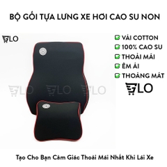 Bộ Gối Tựa Lưng Xe Hơi Cao Su Non