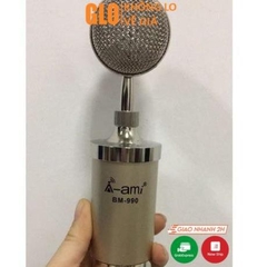 Micro Thu Âm Thanh Chuyên Nghiệp Bm990 Chính Hãng Kèm Màng Lọc