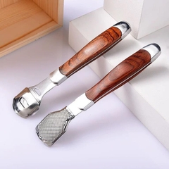 Dụng Cụ Chà Gót Chân, Mài, Tẩy Da Chết Inox Cao Cấp Kèm 10 Lưỡi Dao Cạo Thay Thế