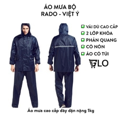 Áo Mưa Bộ Sundo Vải Dù Có Phản Quang, Siêu Bền Không Thấm Nước