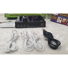 Sound Card ZanSong V8 Bluetooth - Loại 1- Chuyên Hát Thu Âm, Livestream, Karaoke