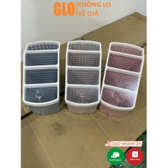Giỏ Nhựa 4 Ngăn Để Bút Viết Vật Dụng