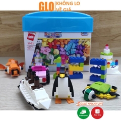 Bộ Xếp Hình Lắp Ghép Enlighten Build N Learn 2901 – 460 Chi Tiết Cho Bé