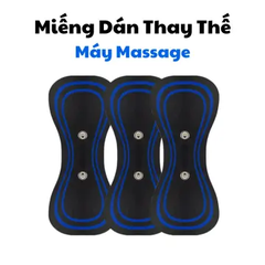 Combo 3 Miếng Dán Hình Bướm Màu Xanh Thay Thế Có Gel Dính Phù Hợp Mọi Máy Massage EMS Xung Điện