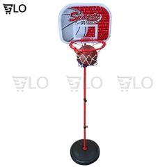 Bộ Trò Chơi Bóng Rổ Trụ Sắt Kèm Bóng Mini Trong Nhà Cho Bé Kèm Bơm