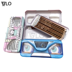 Hộp Bút Nhôm 3D 2 Ngăn Hình Độc Đáo