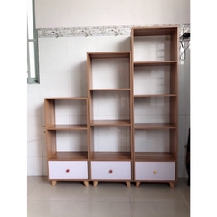 [Hỏa Tốc HCM] Kệ Sách Gỗ Đa Tầng Trang Trí Sang Trọng Phong Cách Bắc Âu