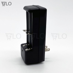 Bộ Sạc Đôi Đa Năng 3,7V Kèm 2 Cục Pin Đỏ 3,7V 18650
