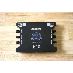 Sound Card Livestream K10 Hát Live Thu Âm Thanh Chuyên Nghiệp - Bh 6 Tháng