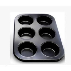 Khuôn Nướng Làm Bánh Cupcake, Muffin, Rau Câu 6 Ô Kích Thước 26x19x2,5cm