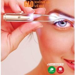 Nhíp Nhổ Lông Có Đèn Pin Led Chất Liệu Thép Không Gỉ