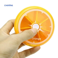 Hộp Chia Thuốc Thiết Kế Xoay Hình Trái Cây Xinh Xắn