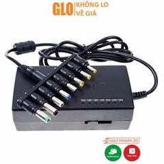 Sạc Adaptor Laptop Đa Năng Cho Mọi Loại Máy 96W Có Kèm 8 Đầu Chuyển Đổi