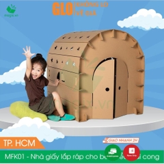 Nhà Giấy Carton Lắp Ráp Thông Minh Cho Bé Loại Lớn