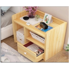 Tủ Gỗ 1 Ngăn Đầu Giường 45x25x40cm GloShop