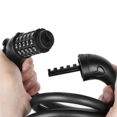 Khóa Xe Đạp 5 Số Dây Cáp Đổi Mã Dài 1.2m